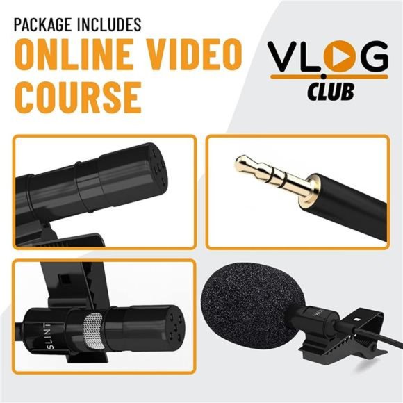 Microphone 2 Pack- Clip-On Microphones with Omnidirectional Condenser - Lavalier - Picture 6 of 6